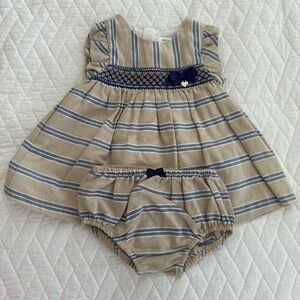 Mayoral Dress with matching diaper cover / Set